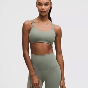 lululemon athletica Like a Cloud Sports Bra- Willow green